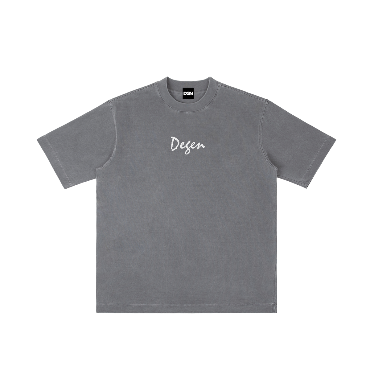 Embroidered Degen - Vintage Wash Drop Shoulder T-shirt