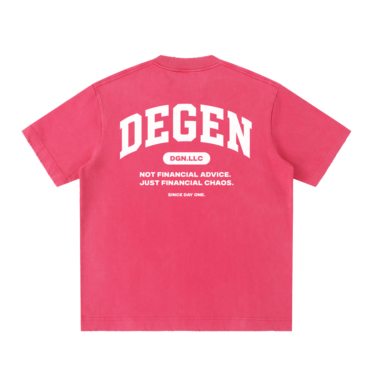 Heavyweight Vintage Washed Frayed T-Shirt