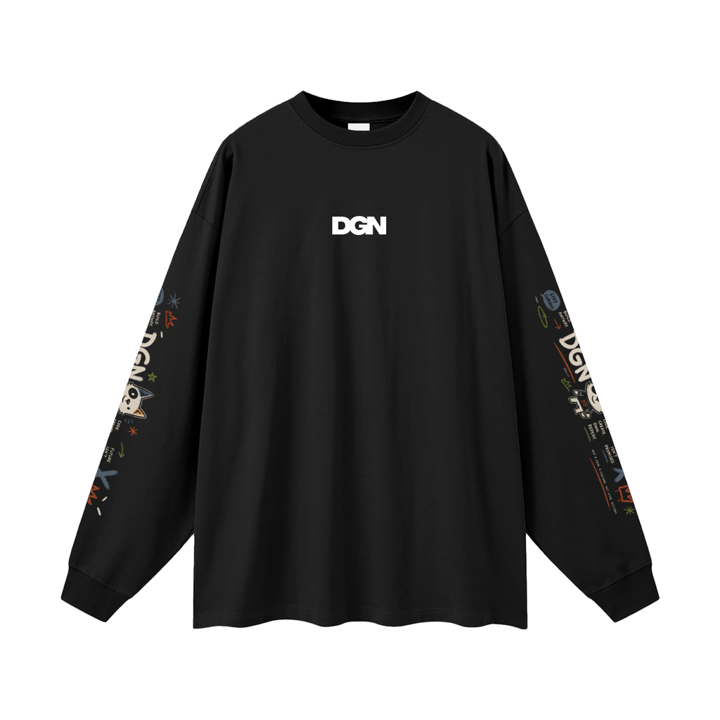 Oversized Unisex Long Sleeve T-Shirt