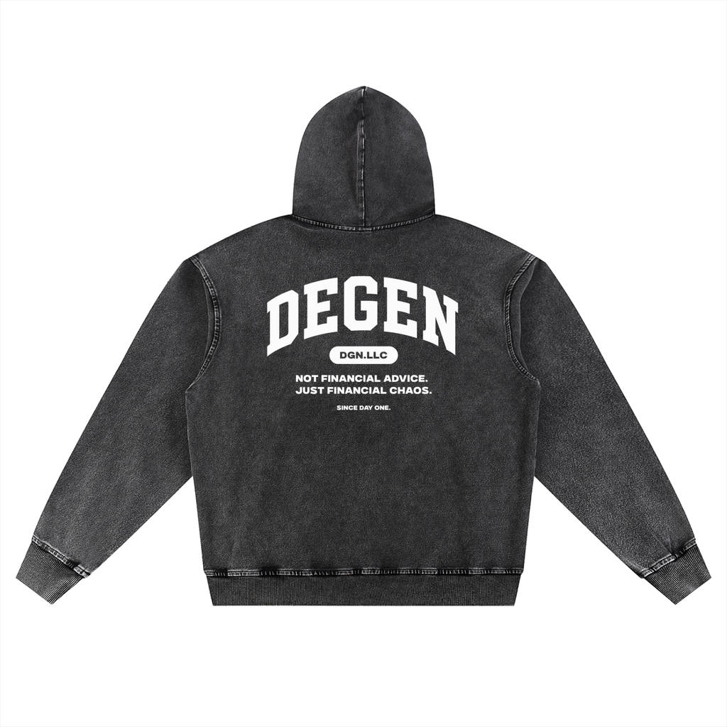 Snow Wash Oversized Hoodie