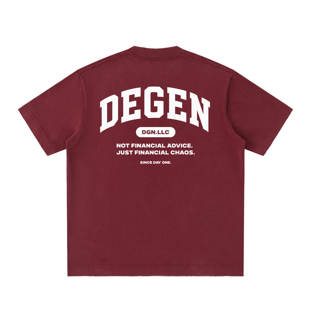 Heavyweight Vintage Washed Frayed T-Shirt