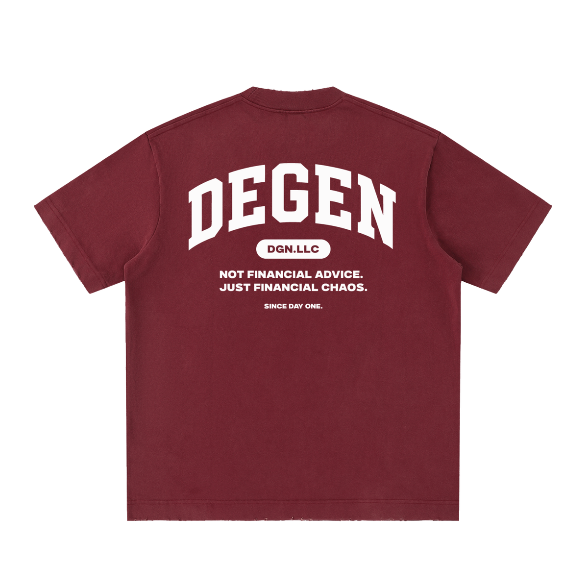 Heavyweight Vintage Washed Frayed T-Shirt
