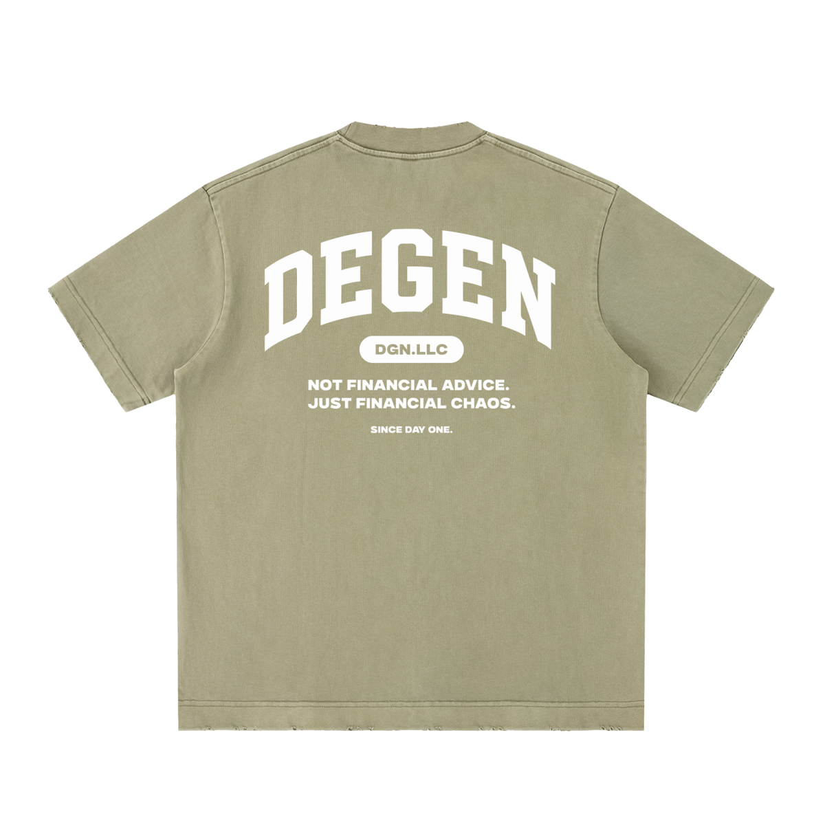 Heavyweight Vintage Washed Frayed T-Shirt