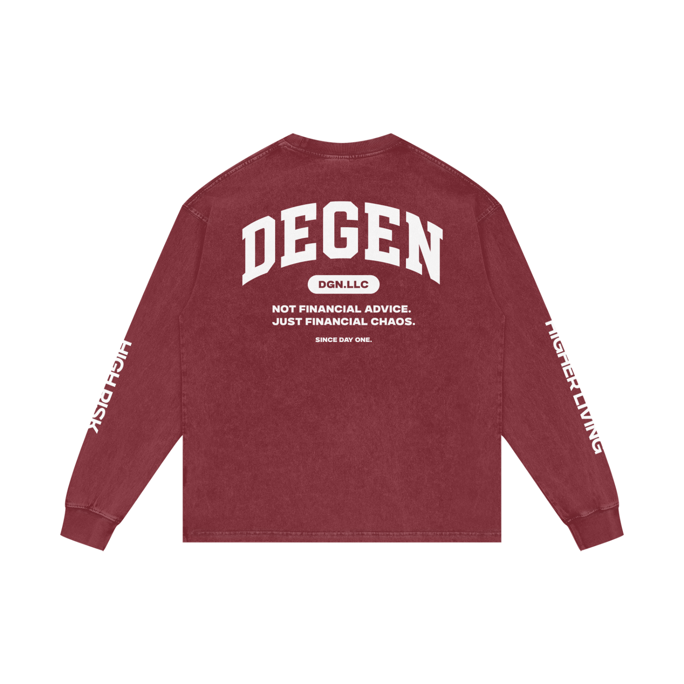 Acid Wash Oversize Long Sleeve T-Shirt