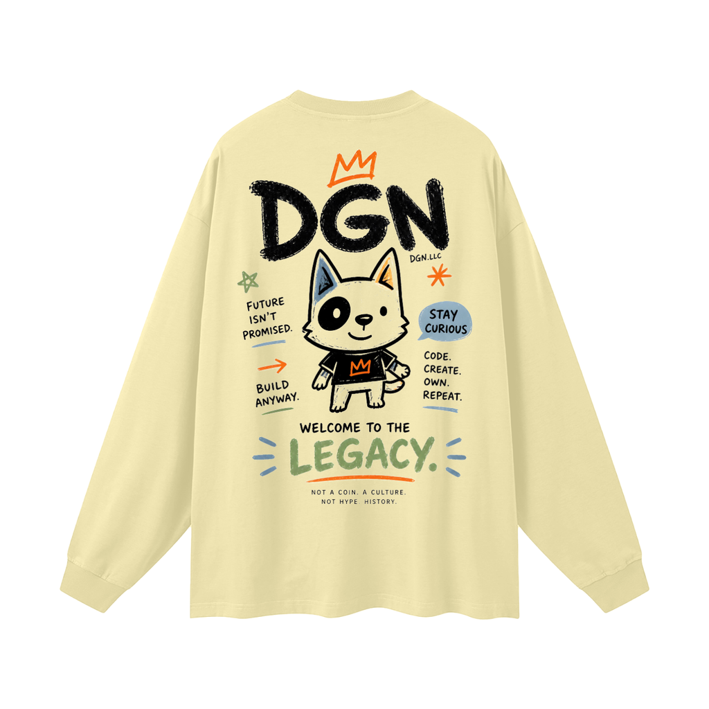 Oversized Unisex Long Sleeve T-Shirt