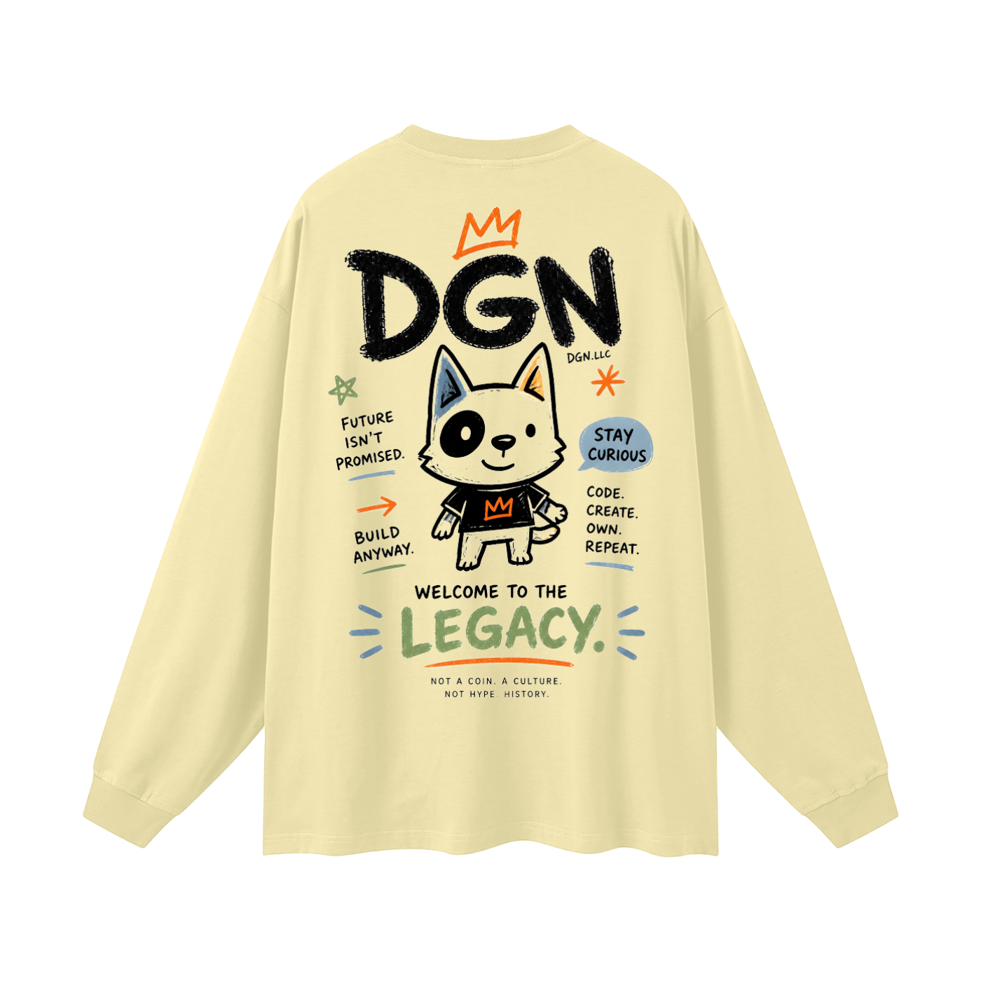 Oversized Unisex Long Sleeve T-Shirt