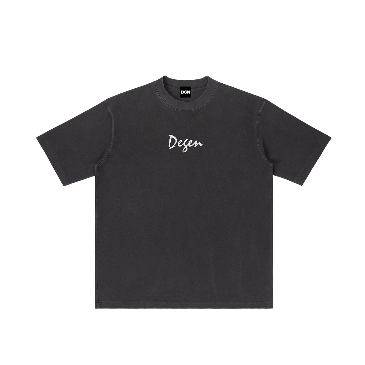 Embroidered Degen - Vintage Wash Drop Shoulder T-shirt