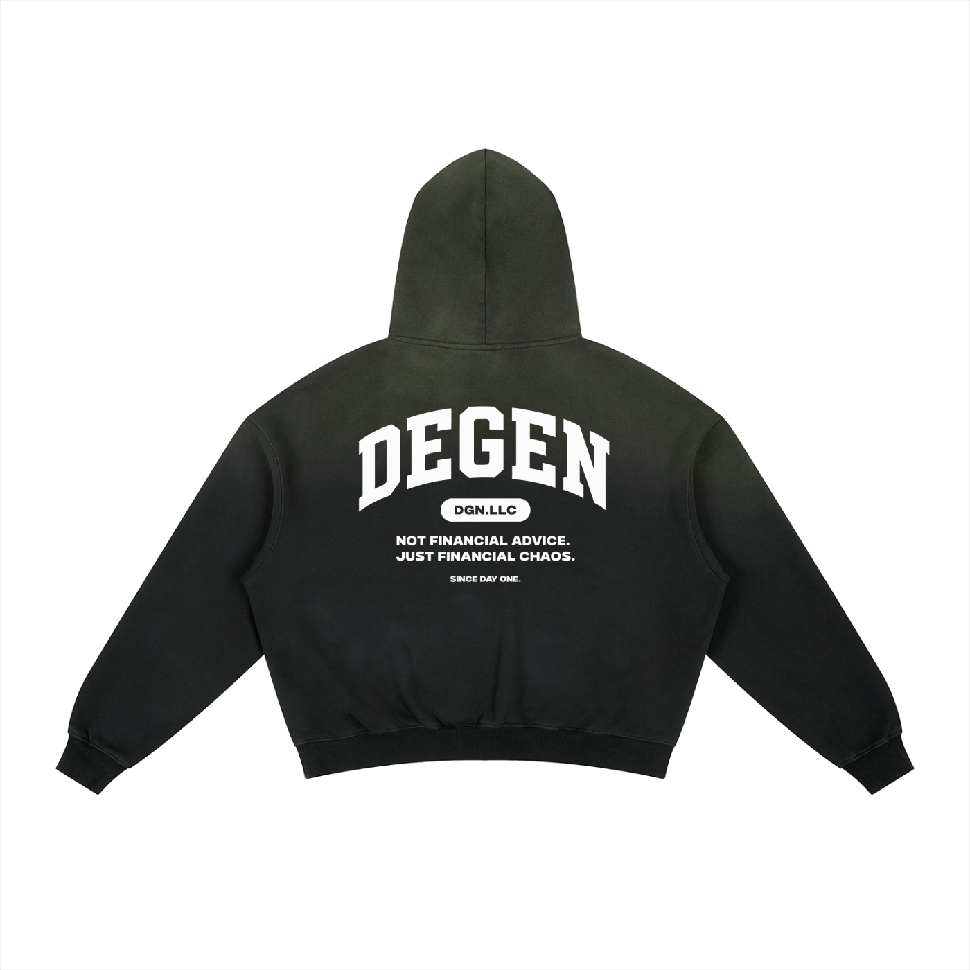 Frayed Sunfade Boxy Fleece Hoodie