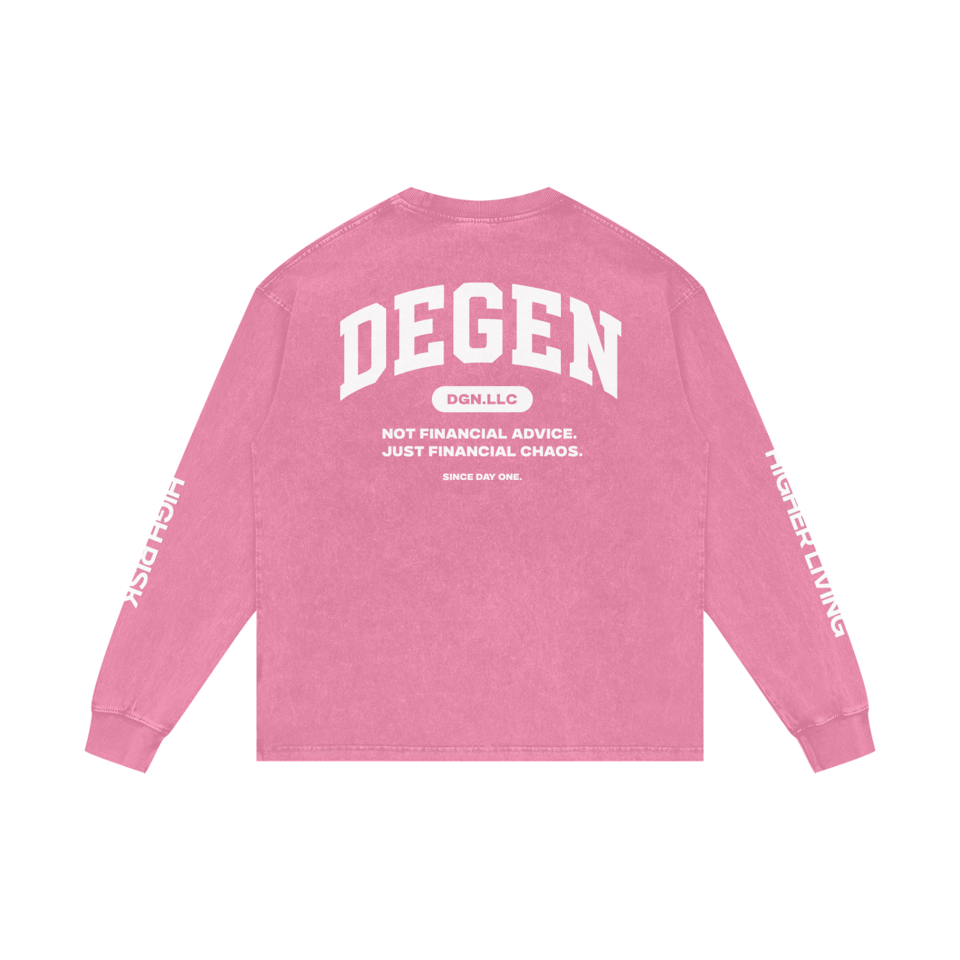 Acid Wash Oversize Long Sleeve T-Shirt