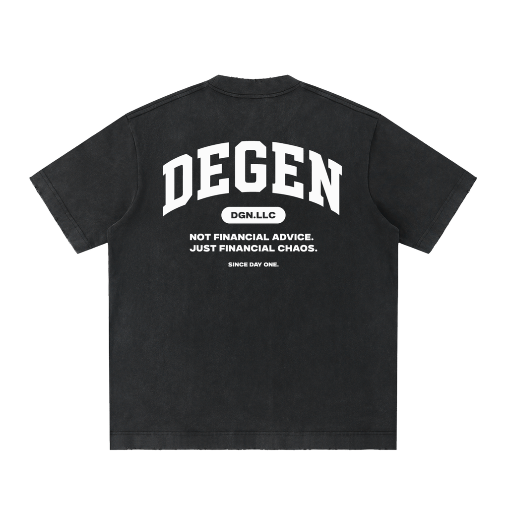 Heavyweight Vintage Washed Frayed T-Shirt