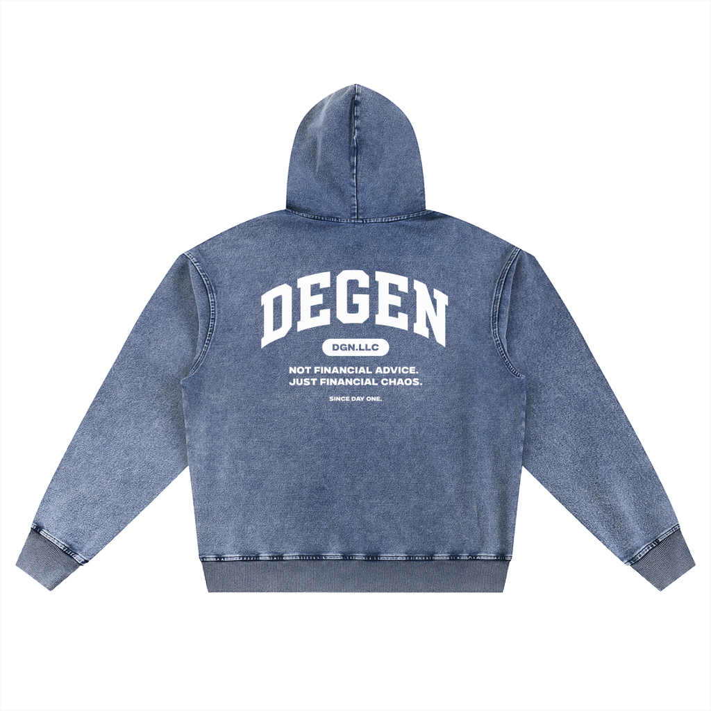 Snow Wash Oversized Hoodie
