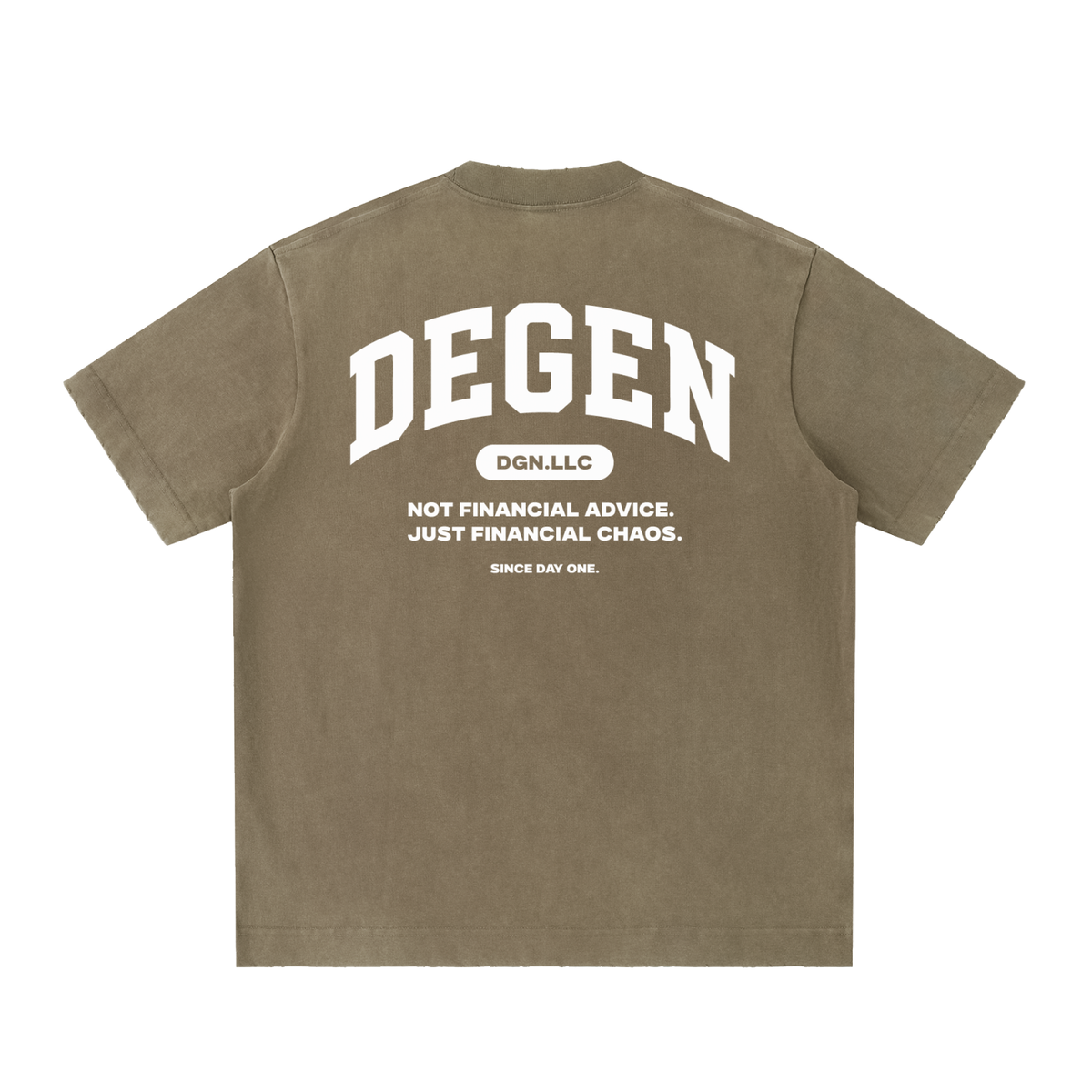 Heavyweight Vintage Washed Frayed T-Shirt