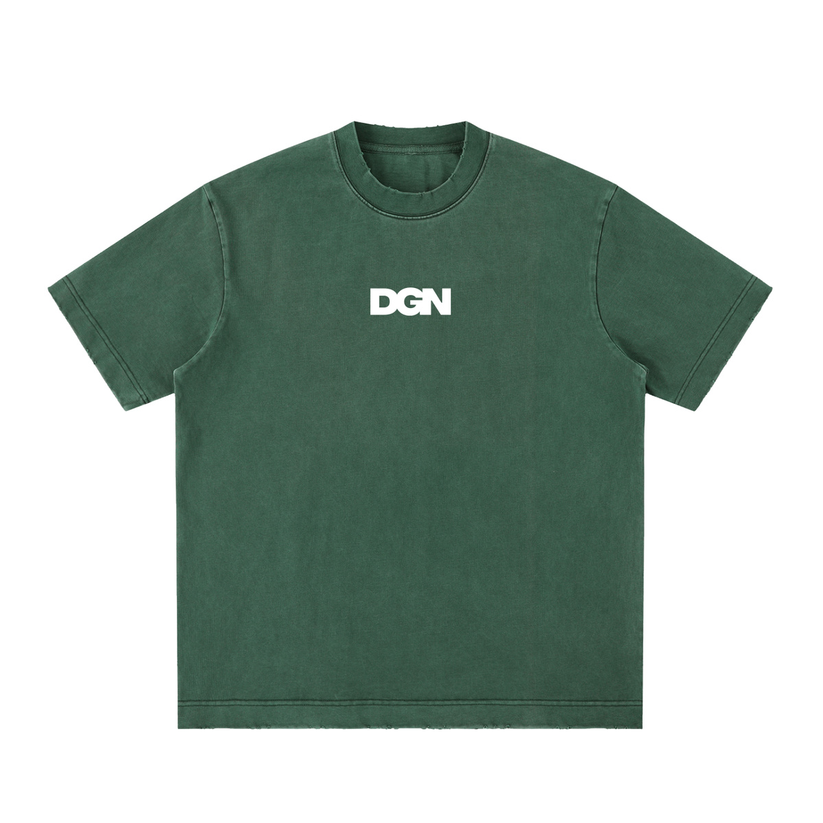 Heavyweight Vintage Washed Frayed T-Shirt