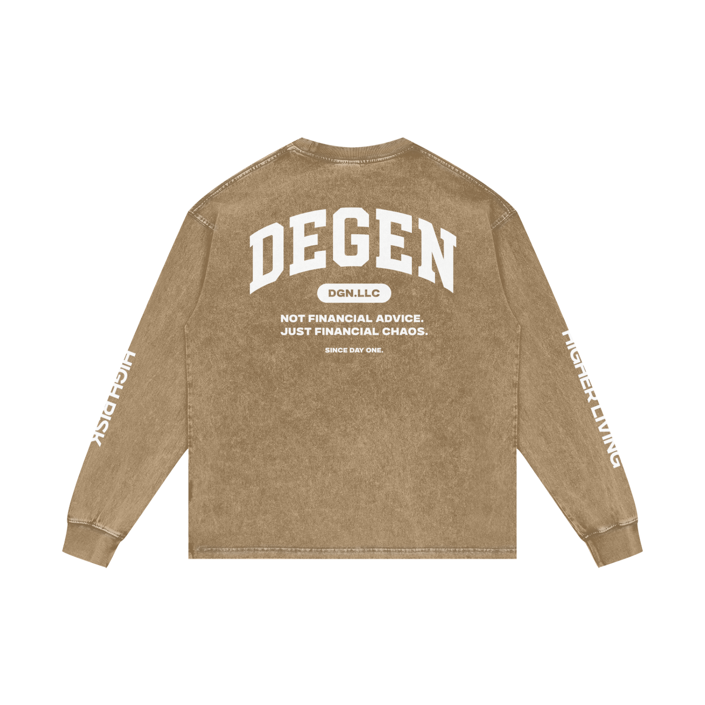 Acid Wash Oversize Long Sleeve T-Shirt