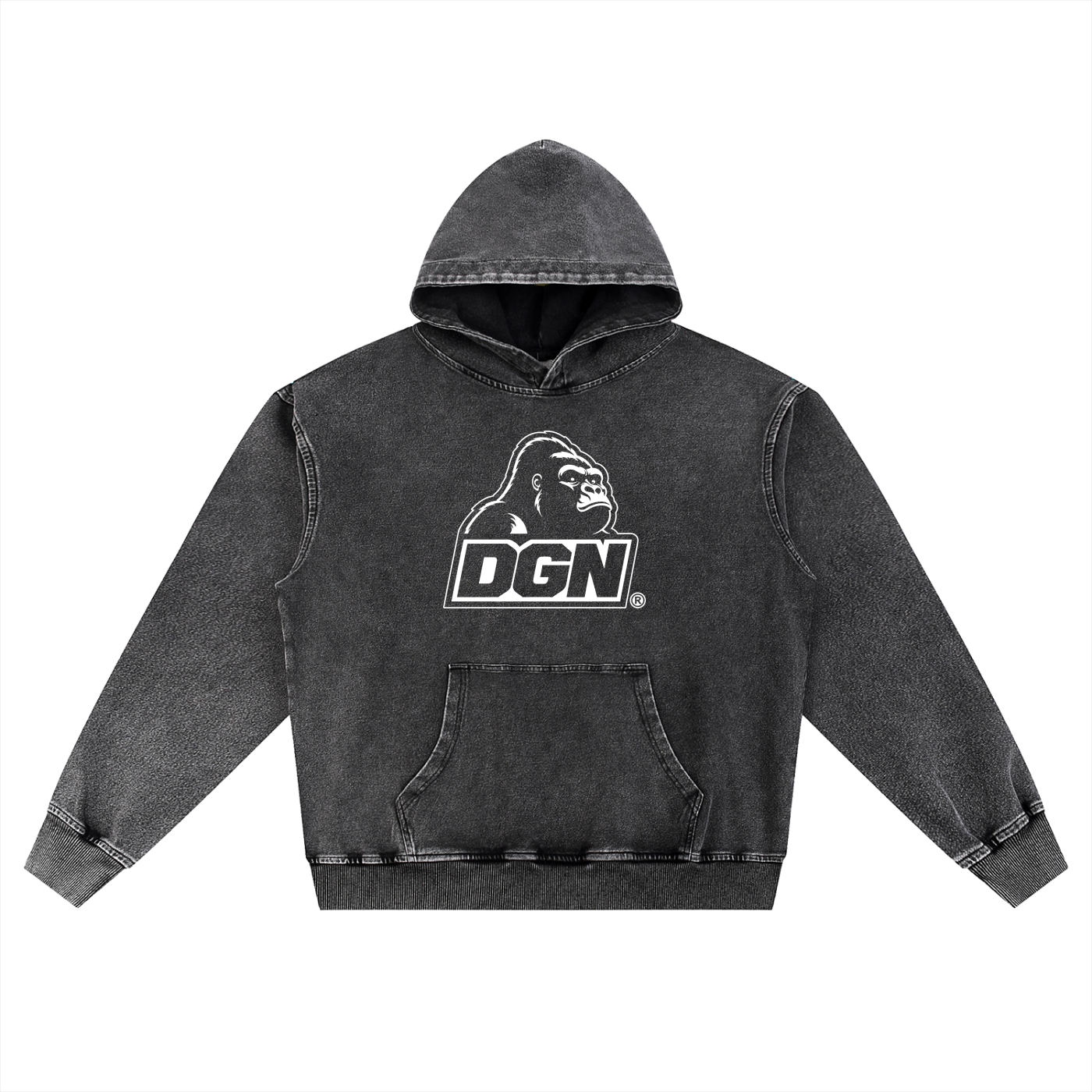 Snow Wash Oversized Hoodie