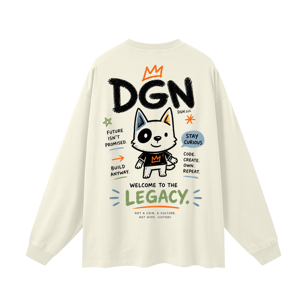 Oversized Unisex Long Sleeve T-Shirt
