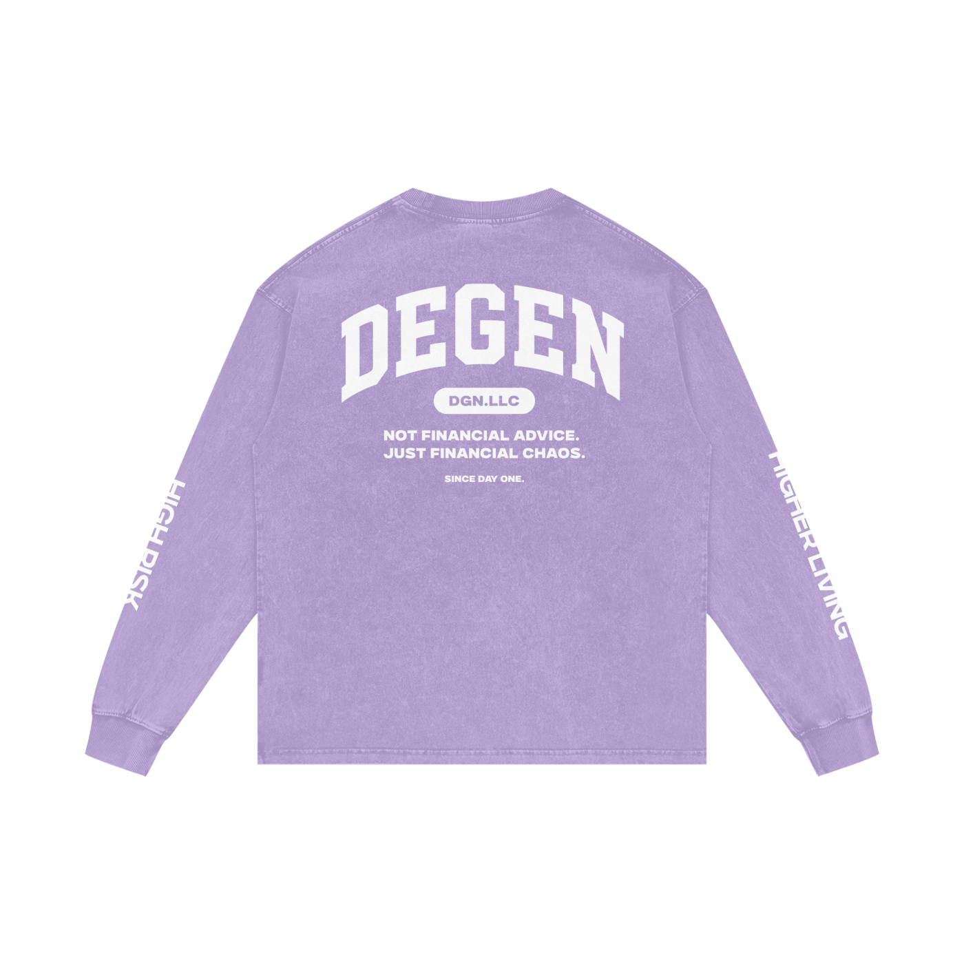 Acid Wash Oversize Long Sleeve T-Shirt