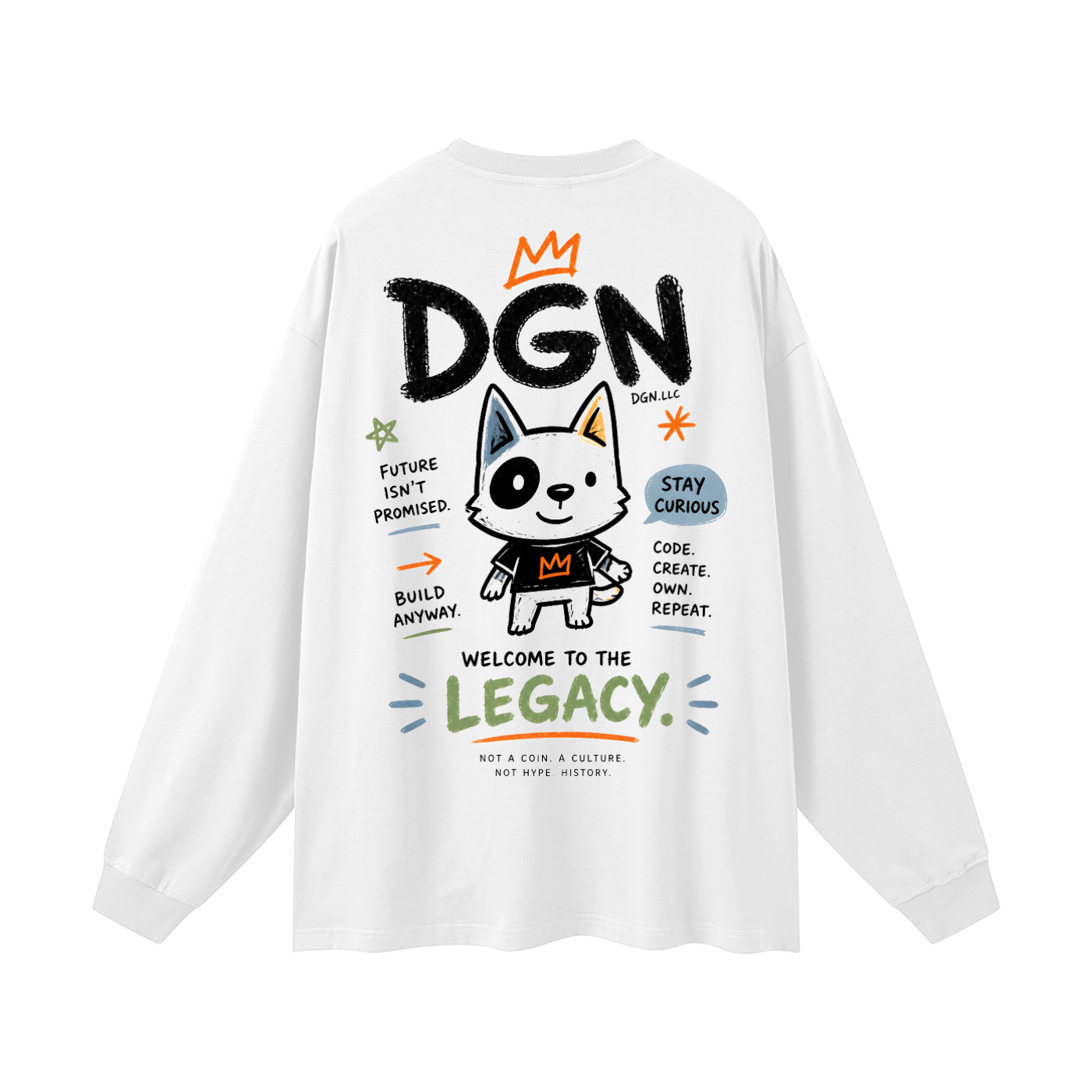Oversized Unisex Long Sleeve T-Shirt