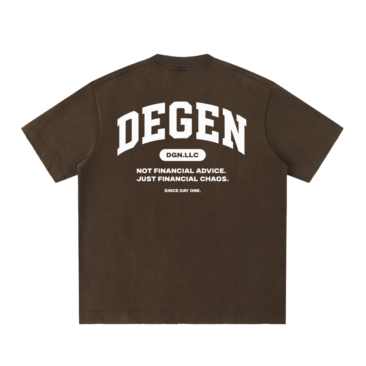 Heavyweight Vintage Washed Frayed T-Shirt