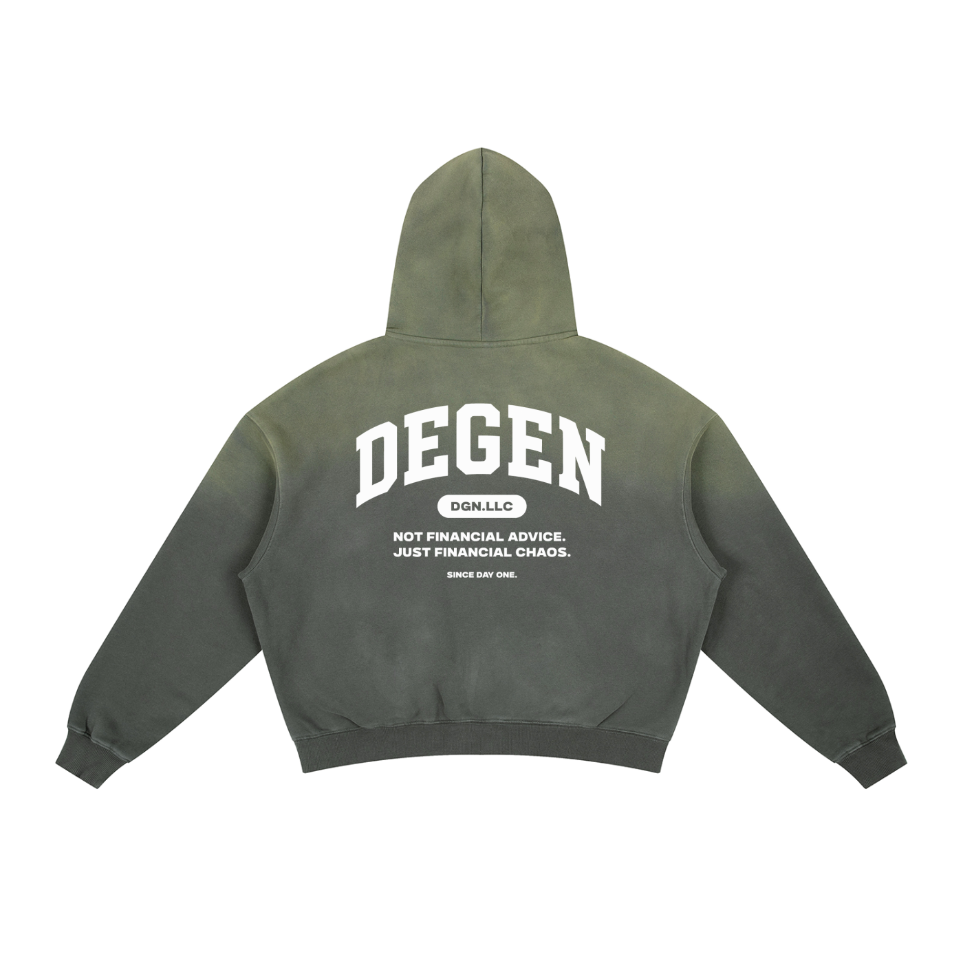 Frayed Sunfade Boxy Fleece Hoodie