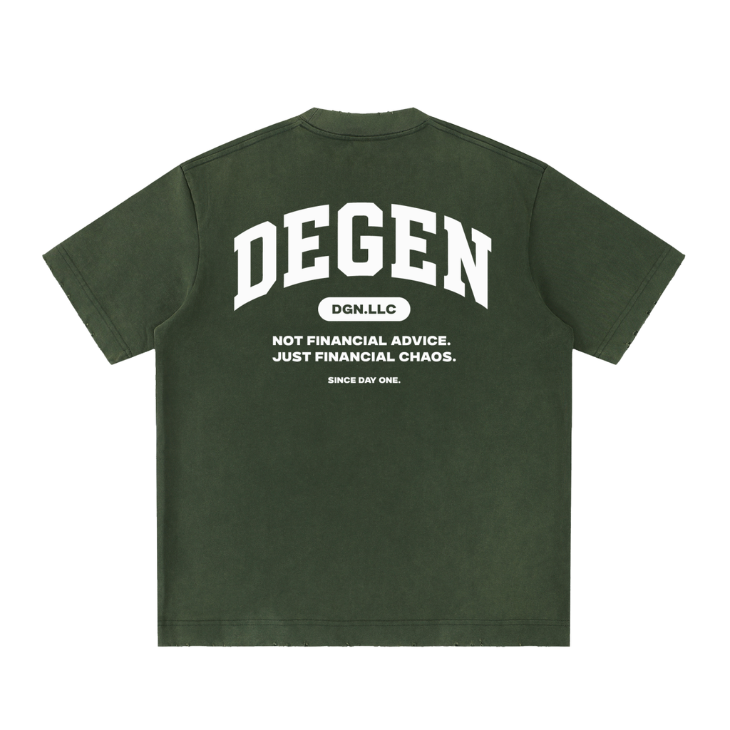 Heavyweight Vintage Washed Frayed T-Shirt