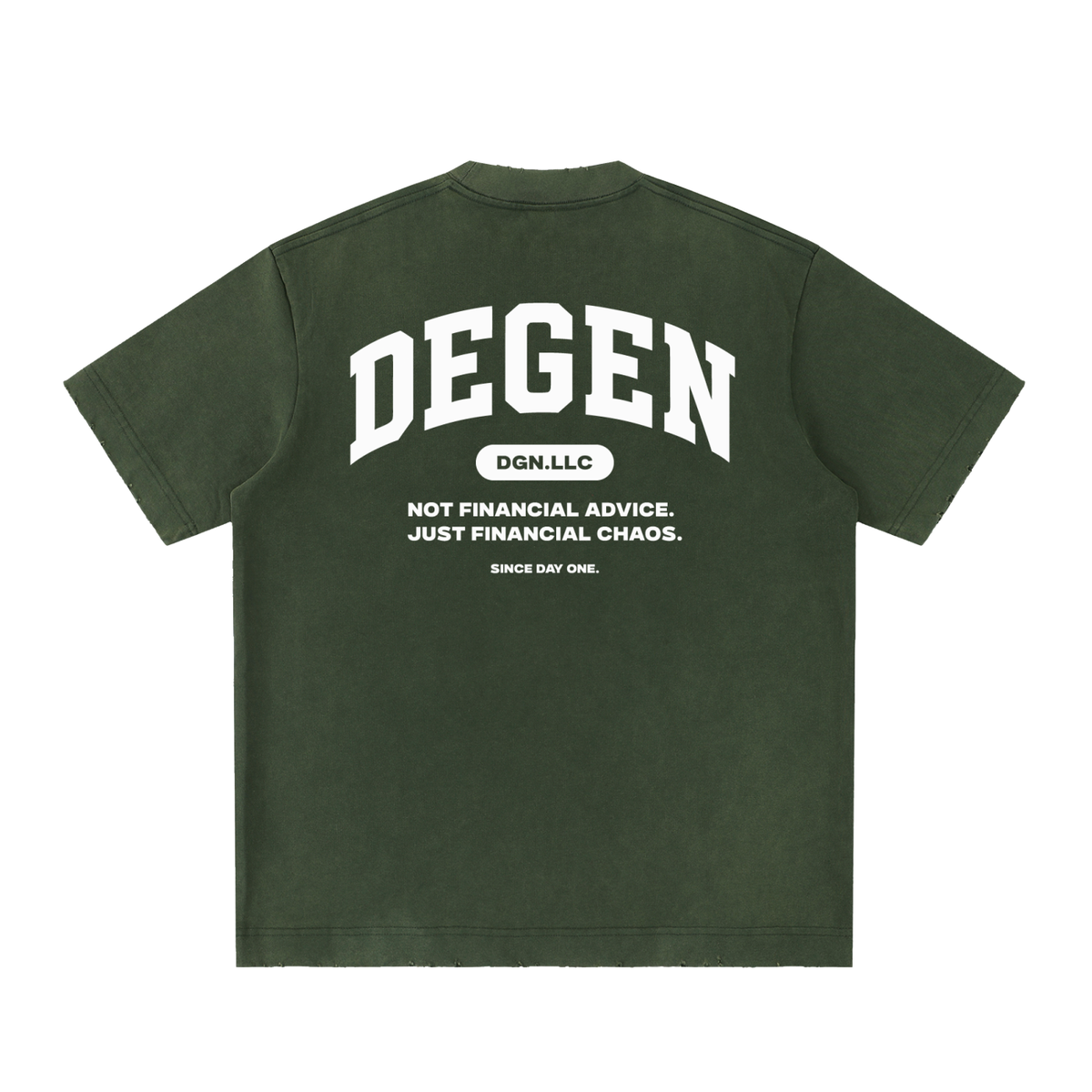 Heavyweight Vintage Washed Frayed T-Shirt