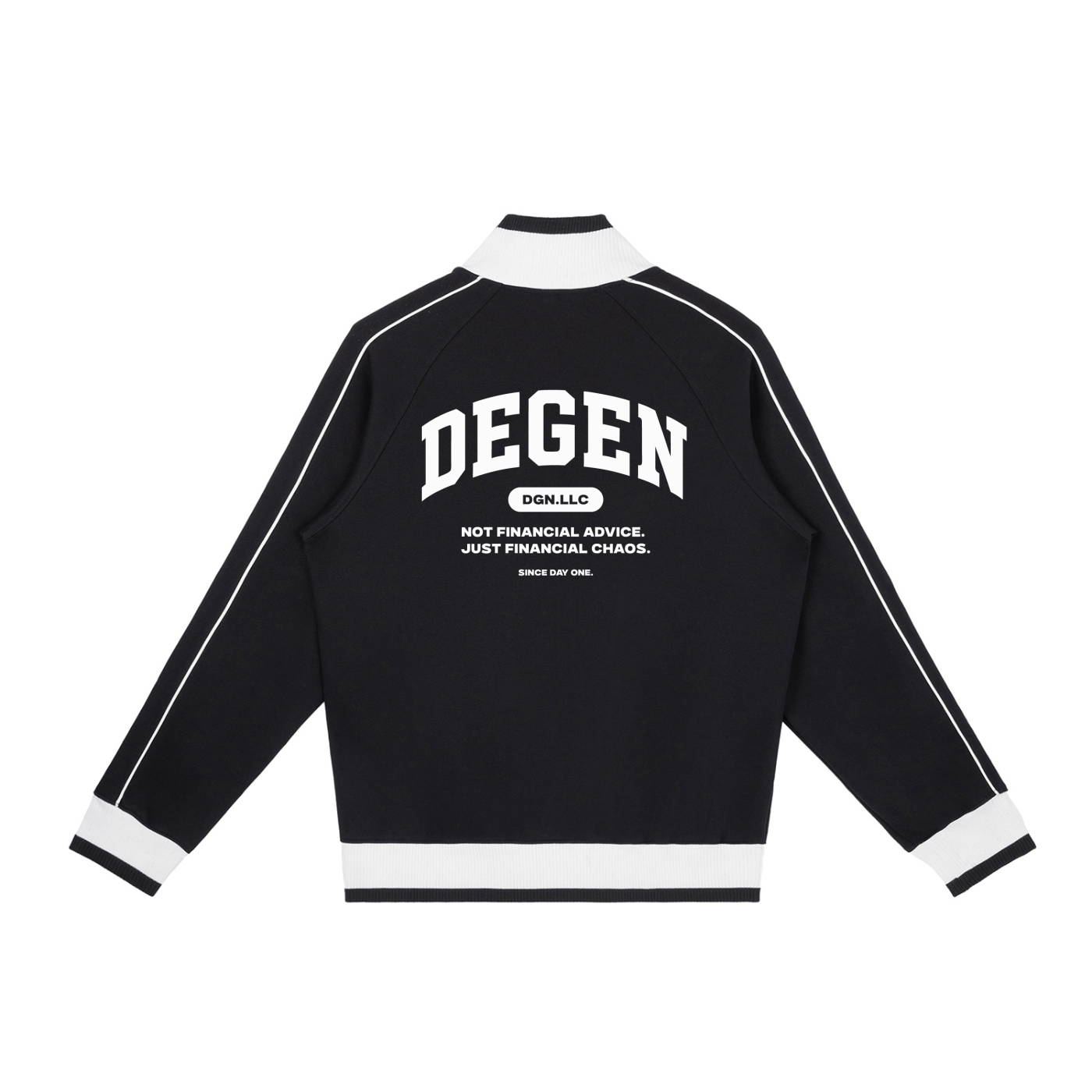 Color Block Raglan Sleeve Zip Track Jacket