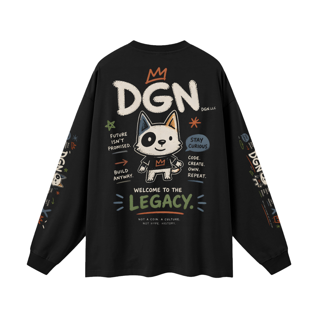 Oversized Unisex Long Sleeve T-Shirt