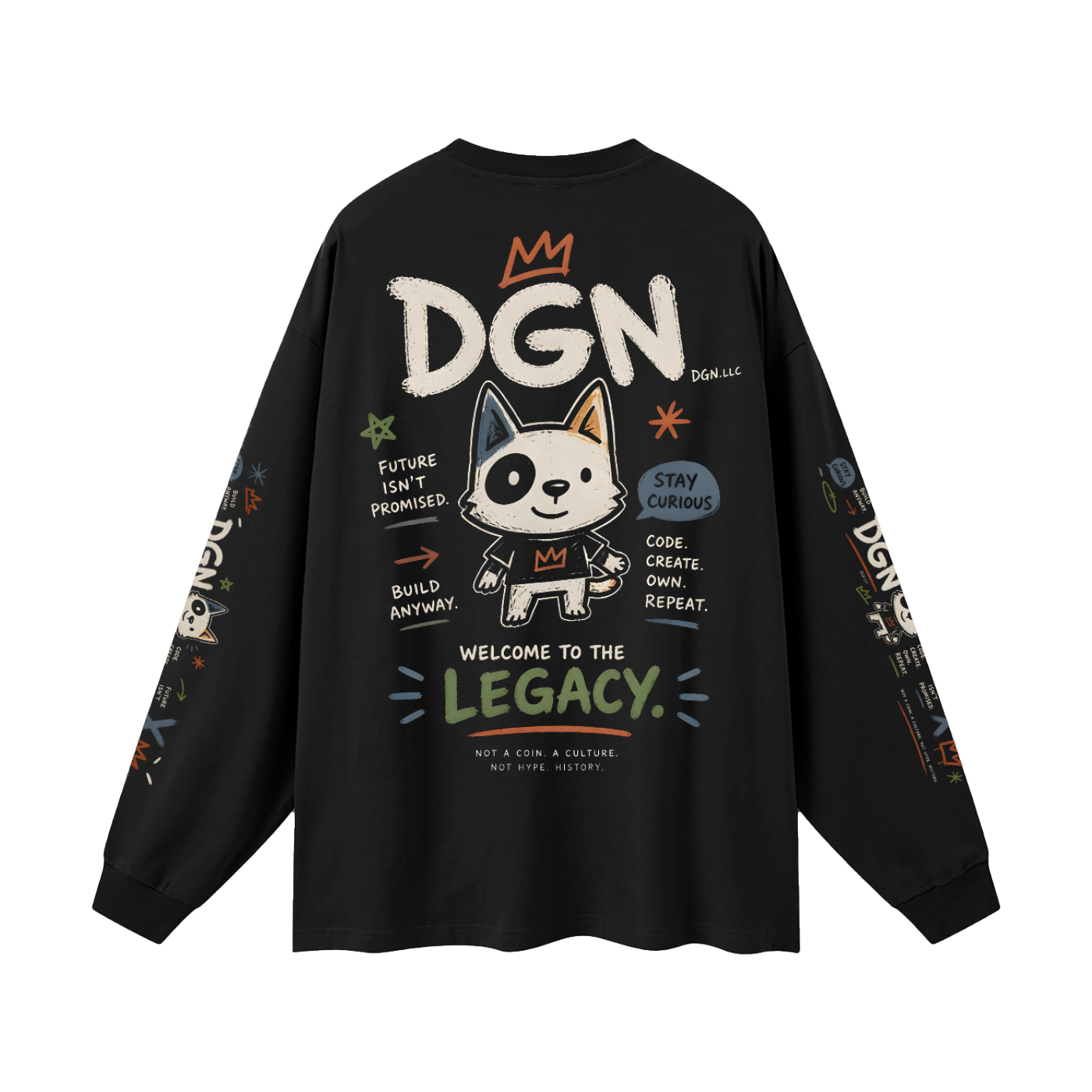Oversized Unisex Long Sleeve T-Shirt