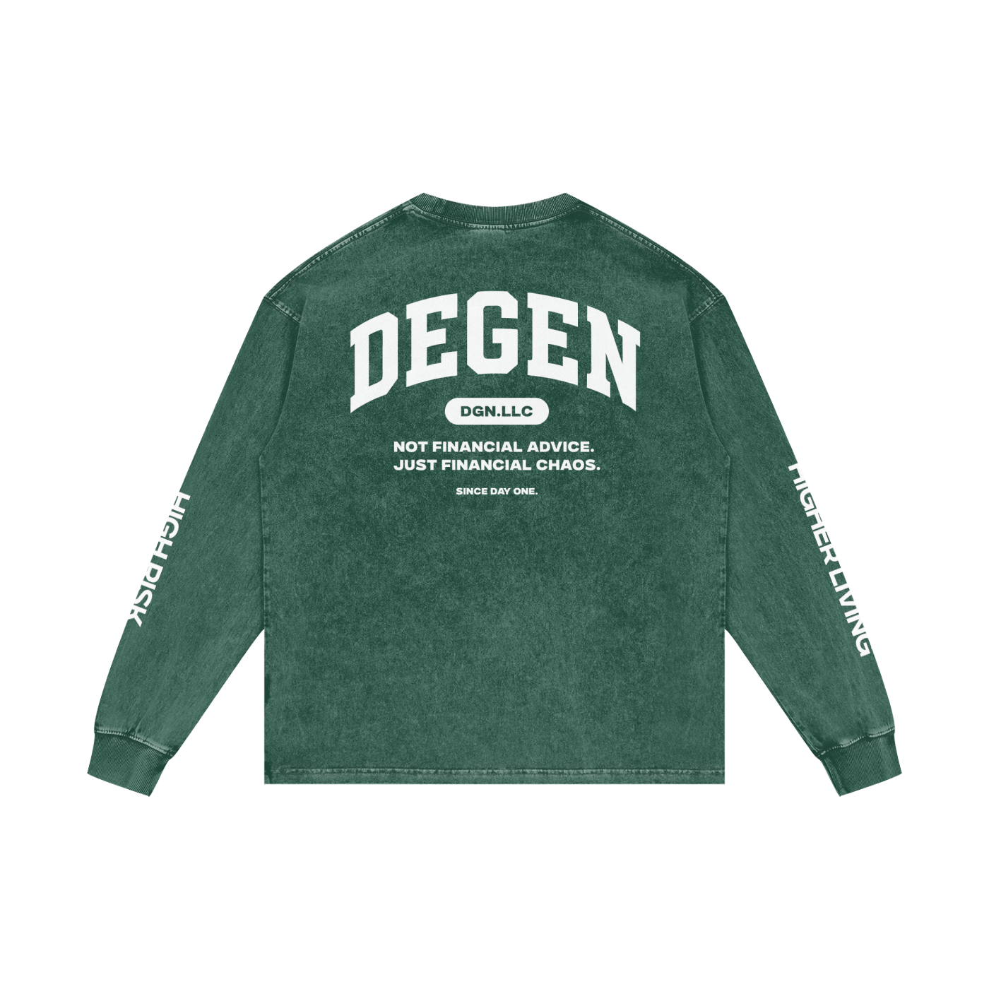 Acid Wash Oversize Long Sleeve T-Shirt